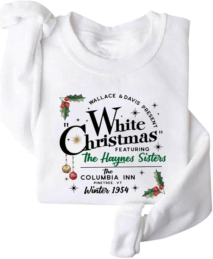 white christmas sweatshirts