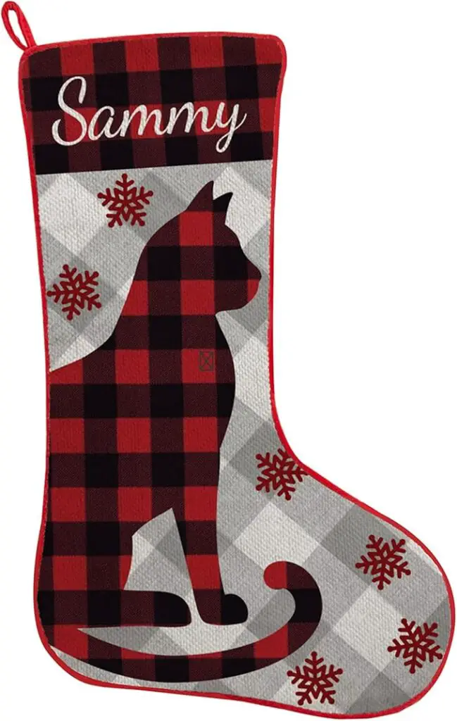 Personalized Cat Christmas Stockings