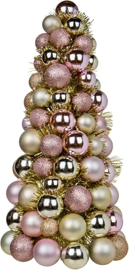 Transform Your Christmas with Pink and Gold Decorations"