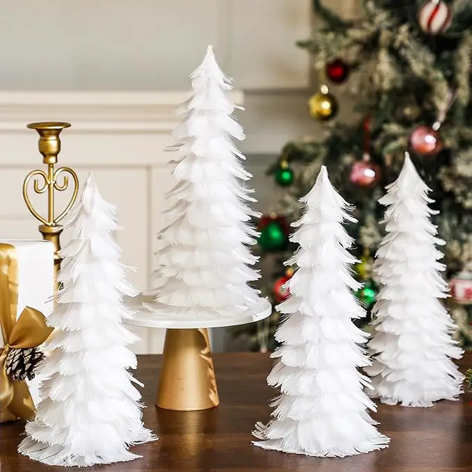 Feather Christmas Trees