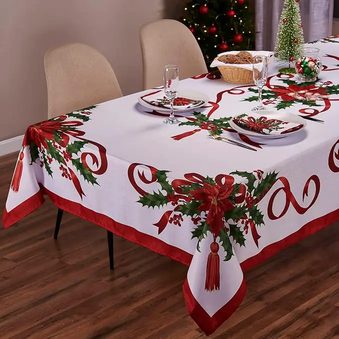 christmas tablecloth & napkins