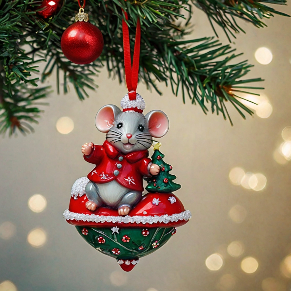 mouse christmas tree ornaments