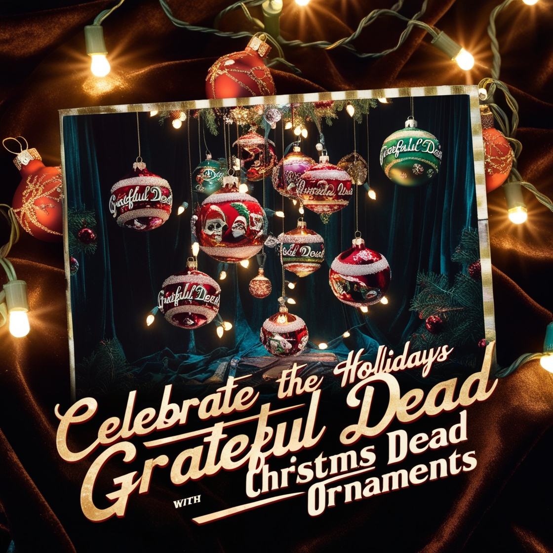 Celebrate the Holidays with Grateful Dead Christmas Ornaments