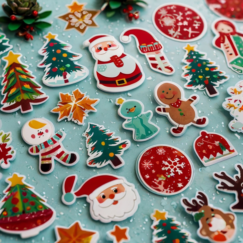 christmas foam stickers